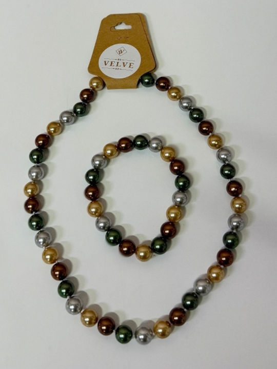 Velve Damen Set Armbänder mit Perlen