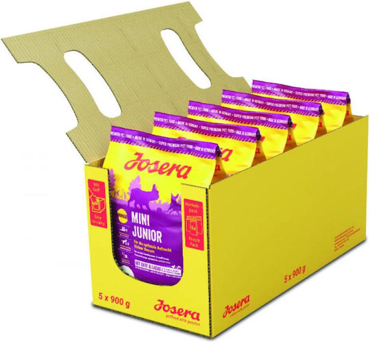 Josera Junior 5x0.9kg Dry Food for Small Breed Puppies with Duck and Salmon