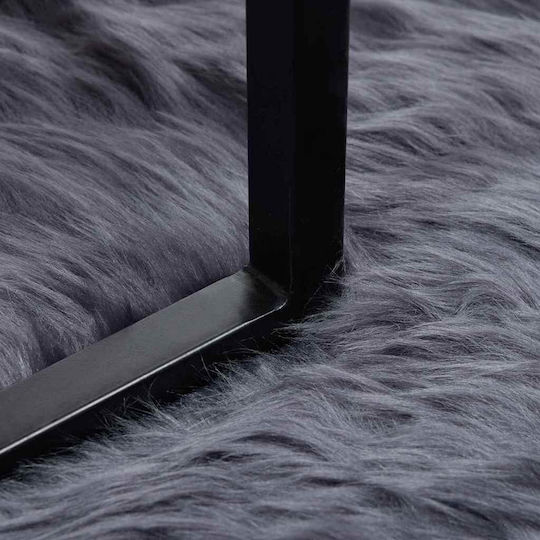 vidaXL Tafalla 200x200cm Τζακιού Δερμάτινο Ανθρακί vidaXL Tafalla 200x200cm Τζακιού Δερμάτινο Ανθρακί