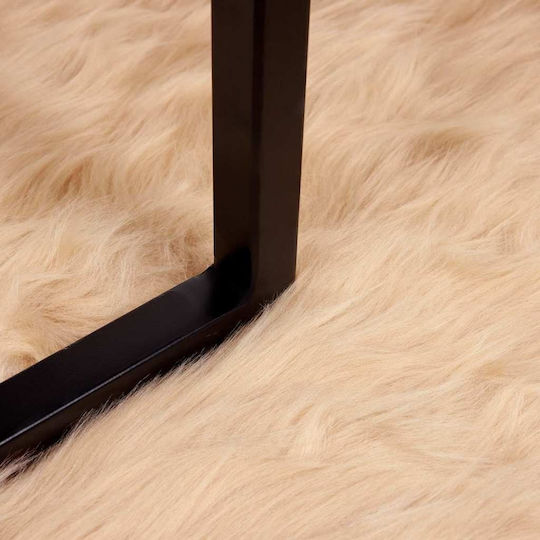 vidaXL Χαλί Τζακιού Δερμάτινο 160x230cm Μπεζ vidaXL Χαλί Τζακιού Δερμάτινο 160x230cm Μπεζ