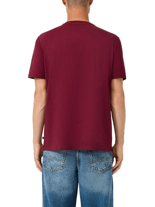 T-shirt Μπορντό