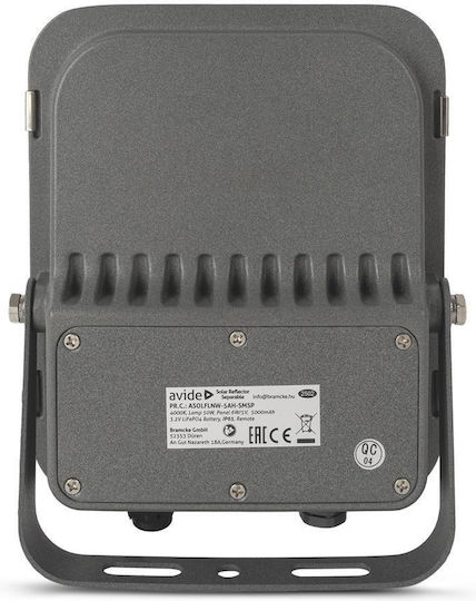 Avide Wasserdichter Solar LED Flutlichter 50W Natürliches Weiß 4000K mit Fernbedienung IP65