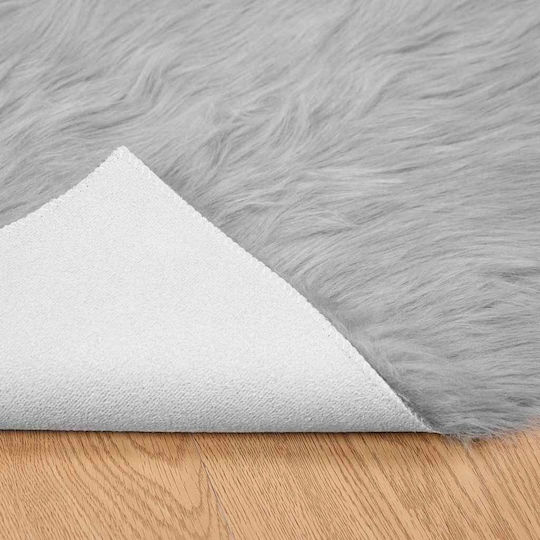 vidaXL Χαλί Τζακιού Διάδρομος Γκρι 80x150cm