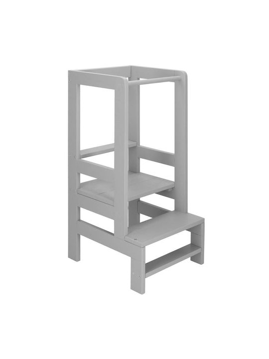 Lernturm aus Holz Gray