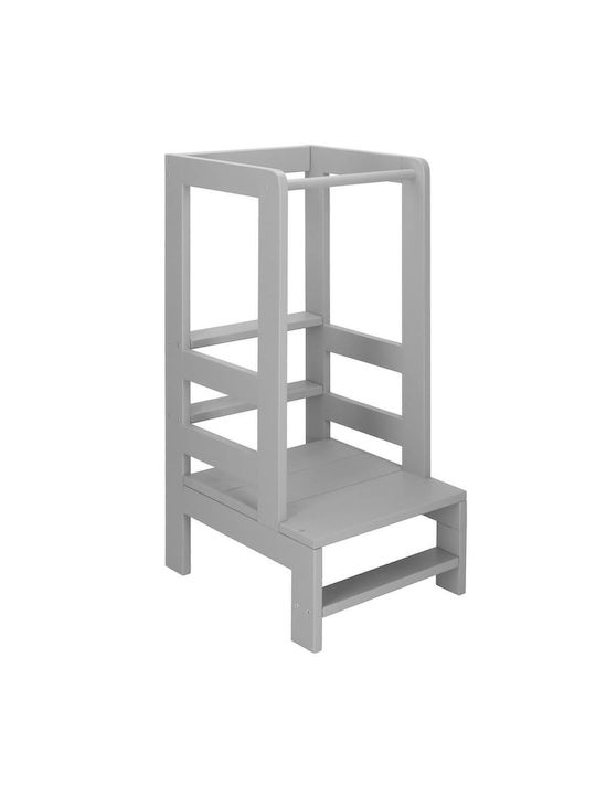 Lernturm aus Holz Gray