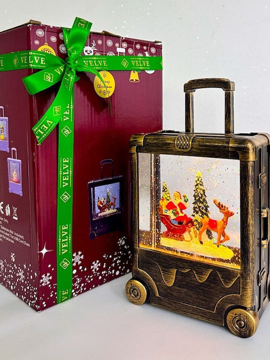 Christmas Snowball Illuminated 12x21cm