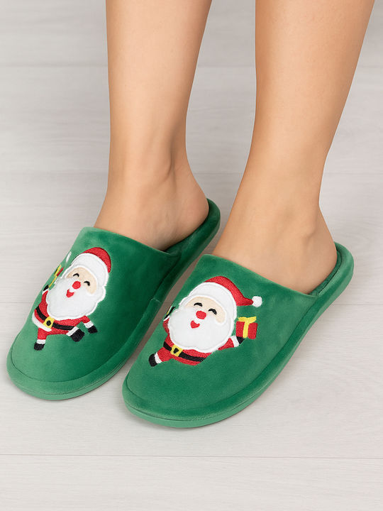 Winter Women's Slippers Green