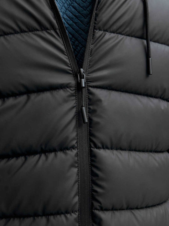 Geacă Puffer Iarnă Neagră