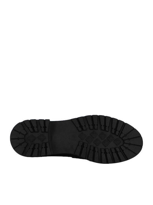 Leder Damen Ballerinas in Schwarz Farbe