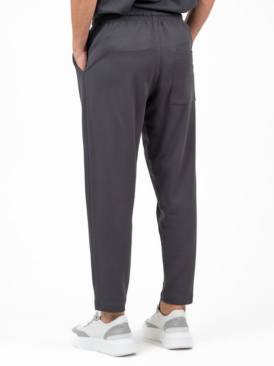 Hose in Lockere Passform Grey