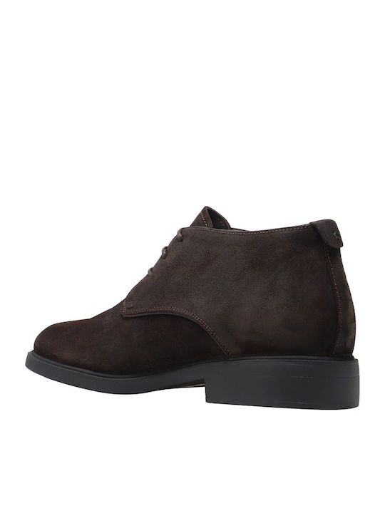 Suede Καφέ Ανδρικά Μποτάκια