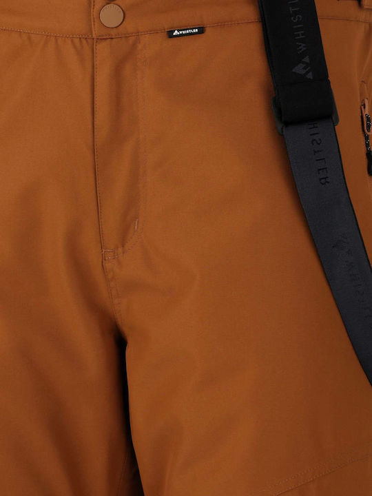 Whistler W233208-5086 Men's Trousers for Ski & Snowboard Brown