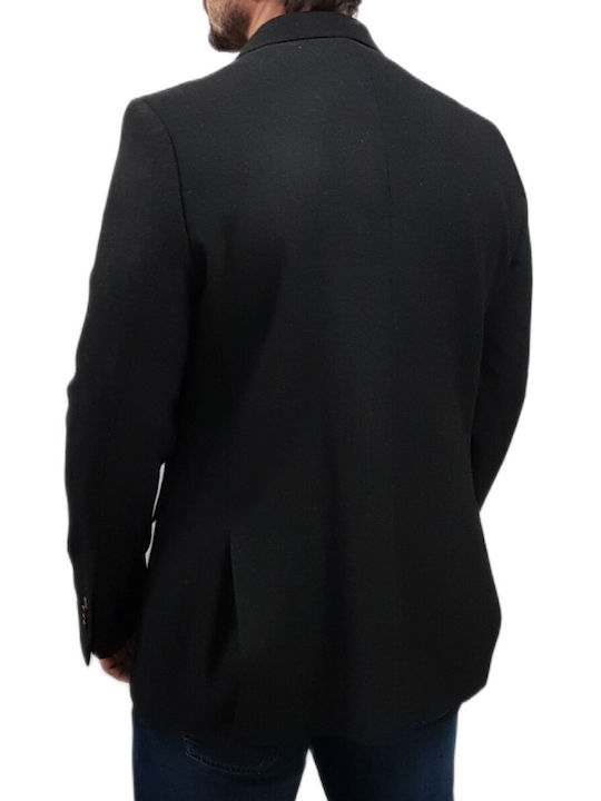 Men's Suit Jacket Slim Fit Black