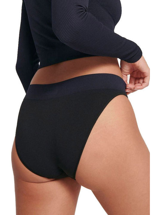 Ever Infused Aloe Femeie Slip Negru