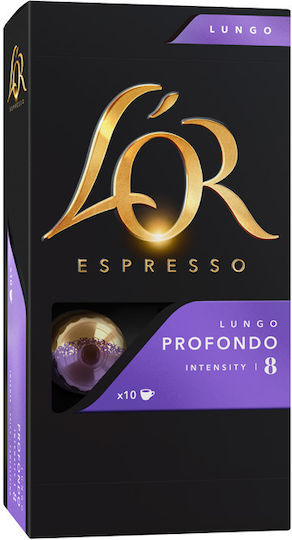 Lor Lungo Profondo Kompatible Kaffee- und Getränkekapseln Nespresso 20x10 Stück