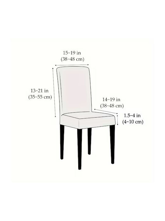 Elastic Cover for Chair Beige 2pcs LV63720297