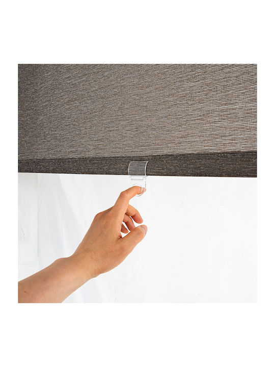 Roller Blinds 120x160 Grace Cordless Brown 551261 120w x 160h