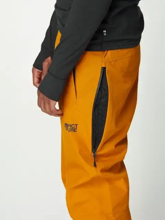 Picture Organic Clothing I-007632-1277 Ανδρικό Παντελόνι Σκι & Snowboard Κίτρινο
