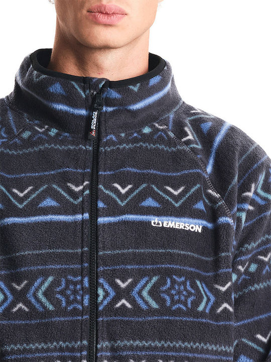Men's Black Fleece Jacket