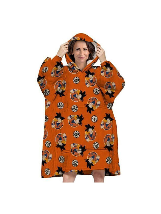 Aymax Dragon Ball Z Sweat Poncho Plajă Poncho Bumbac Multicolor