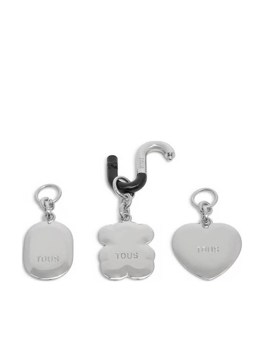Tous Pack Llaveros Hold Colgantes Plateado Metallic 0350000436