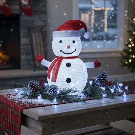 Beleuchteter Snowman Weiß