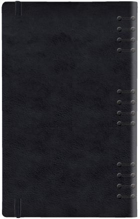 THeofylaktos Ivory Notebook Ruled Black