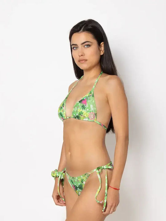 Set Bikini Τριγωνάκι Πράσινο