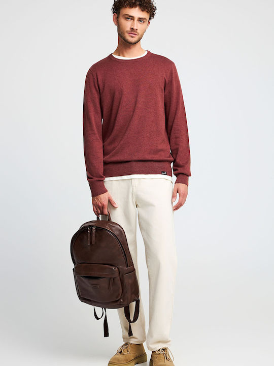 Long Sleeve Henna Brown Sweater
