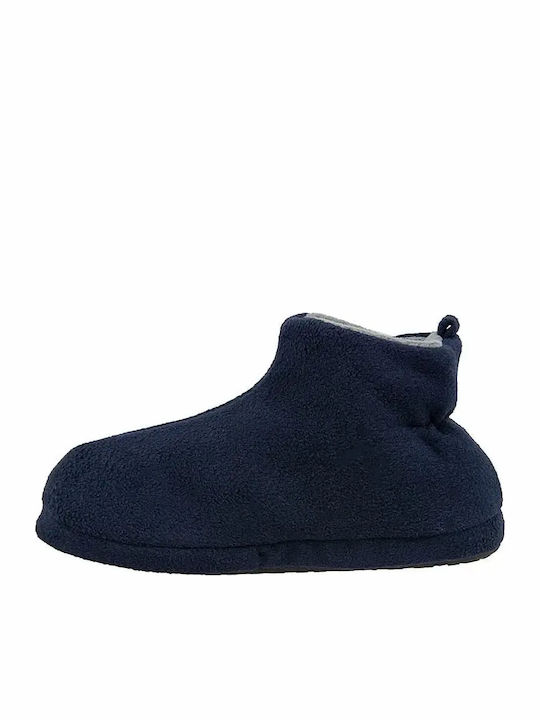De Trento C Heel Enclosed Men's Slipper Blue