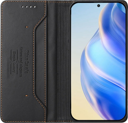 Magnetic Back Cover Piele / Silicon Negru (TCL 50 NXTPAPER 5G / TCL 50 Pro NXTPAPER 5G)
