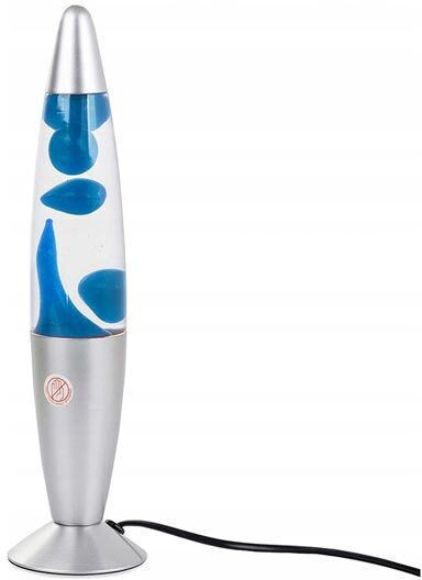 Dekorative Lampe Lavalampe Blau