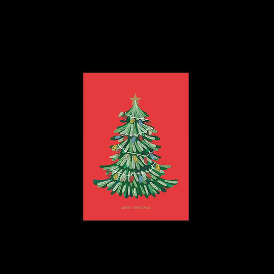 Origamo Quilling Greeting Card Christmas Tree 18.5x14cm Filigree
