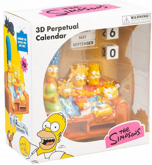 Dauerhaftes 3D Tagebuch 12cm Simpsons