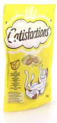 Catisfactions Cat Treats with Cheese for Adult Cats 60gr