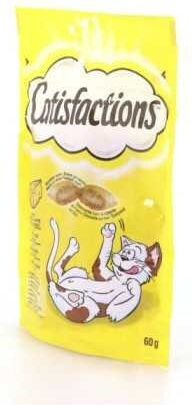 Catisfactions Cat Treats with Cheese for Adult Cats 60gr