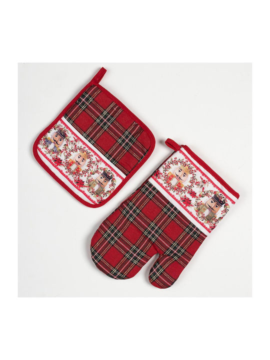 Silk Fashion Christmas Oven Mitt