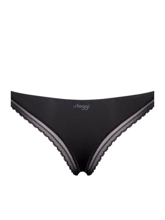 Body Adapt Twist Women's Brazil with Lace Black