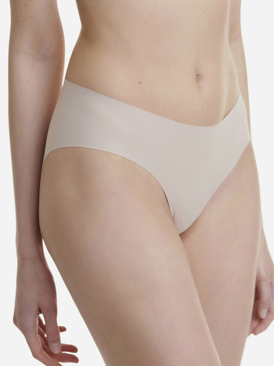 Γυναικεία Slip 2Pack χωρίς Ραφές Μπεζ