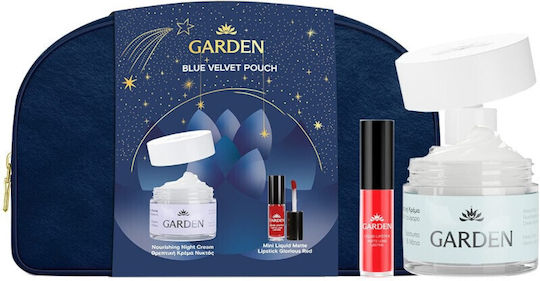 Garden Festive Set Blue Velvet Pouch Σετ Περιποίησης για Ενυδάτωση 3τμχ