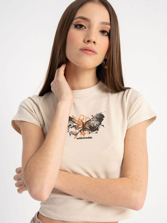 Kids' T-shirt Beige