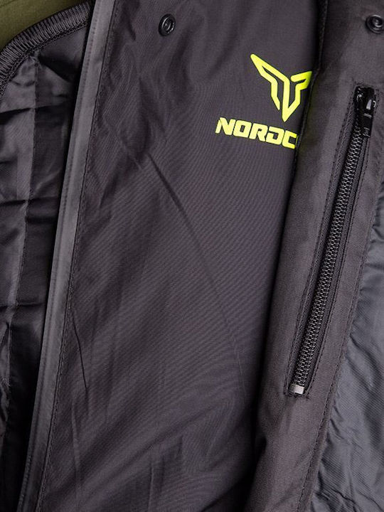 Nordcode Odyssey Men's Motorcycle Jacket 4 Seasons Waterproof Dark Grey-Black
