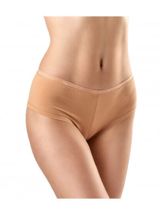 Βαμβακερά Γυναικεία Boxer 3Pack Μπεζ