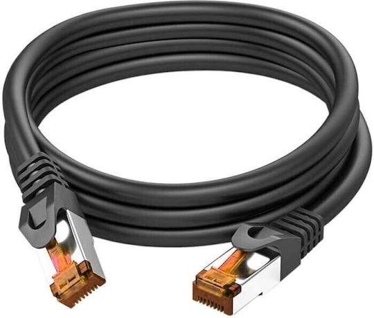Libox S/FTP Kat.6a Gigabit Netzwerkkabel Ethernet 20m Schwarzes