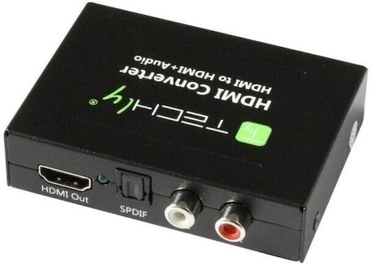 Techly Converter HDMI / Toslink / RCA male to HDMI / Toslink / RCA female 1pcs 025732