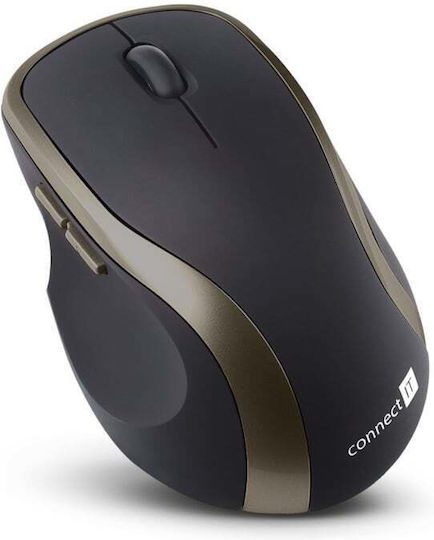 Connect IT Wireless Laser Mouse WM2200 Gold Wireless Mouse Aur