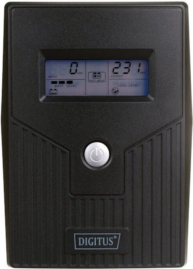 Digitus UPS Line-Interactive 800VA 480W с 2 Schuko Гнезда