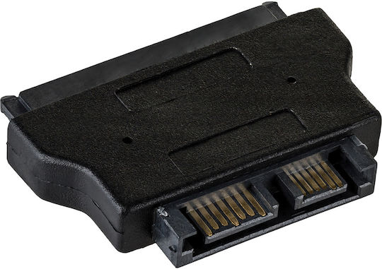 Akyga Adapter SATA Daten/Strom zu SATA slim Schwarz (AK-CA-53)