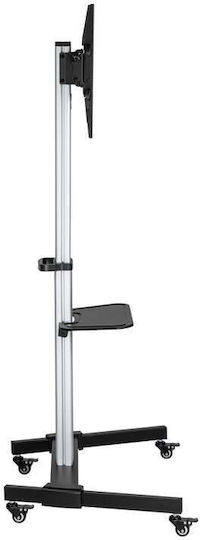 Equip Βάση Projector Δαπέδου με Μέγιστο Φορτίο 50kg Ασημί