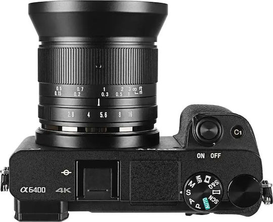 7artisans Crop Φωτογραφικός Φακός 12mm f/2.8 Mark II Wide Angle για Sony E Mount Black